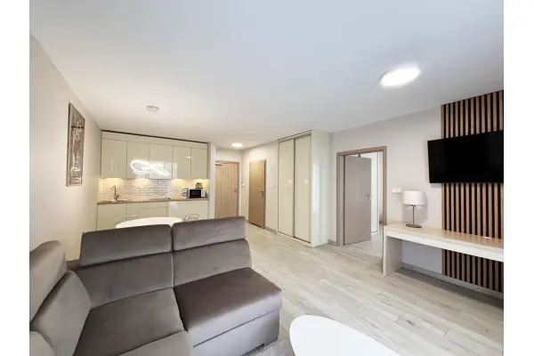 kłodzki, Bystrzyca Kłodzka, Biała Woda, Na Skarpie, Apartament z aneksem i sypialnią - Resort Czarna Góra