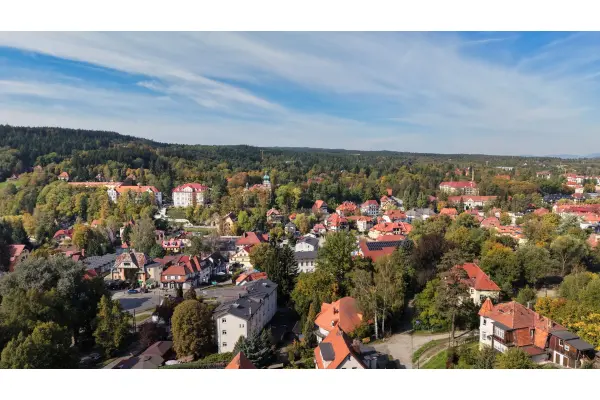 kłodzki, Polanica-Zdrój, MIeszkanie z widokiem na panoramę uzdrowiska.
