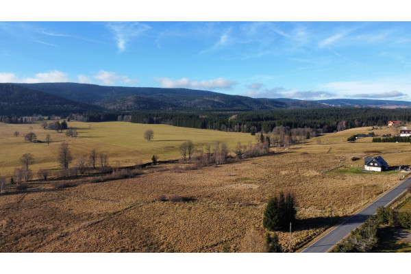 kłodzki, Bystrzyca Kłodzka, Las&oacute;wka, Las&oacute;wka działka budowlana przy drodze asfaltowej