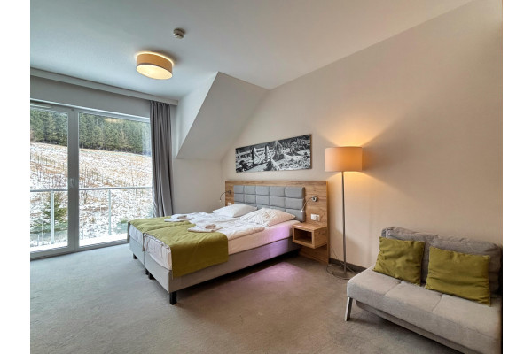 kłodzki, Bystrzyca Kłodzka, Biała Woda, Na Skarpie, Czarna G&oacute;ra, aparatament z  miejscem parkingowym w garażu podziemnym.