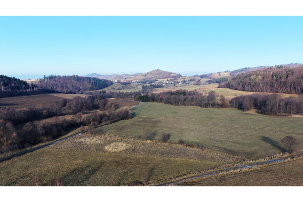 kłodzki, Bystrzyca Kłodzka, Nowy Walisz&oacute;w, Działka z pozwoleniem na budowę 4 dom&oacute;w jednorodzinnych