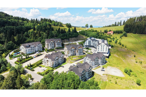 kłodzki, Bystrzyca Kłodzka, Biała Woda, Na Skarpie, Apartament z aneksem kuchennym Resort Czarna G&oacute;ra