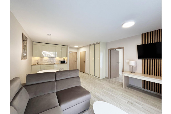 kłodzki, Bystrzyca Kłodzka, Biała Woda, Na Skarpie, Apartament z aneksem i sypialnią - Resort Czarna G&oacute;ra