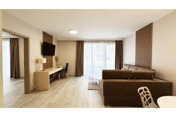 kłodzki, Bystrzyca Kłodzka, Biała Woda, Na Skarpie, Apartament z aneksem i sypialnią - Resort Czarna G&oacute;ra