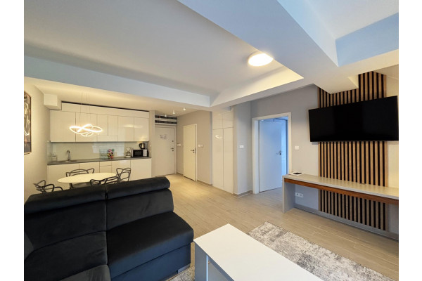 kłodzki, Bystrzyca Kłodzka, Biała Woda, Na Skarpie, Apartament z aneksem i sypialnią - Resort Czarna G&oacute;ra